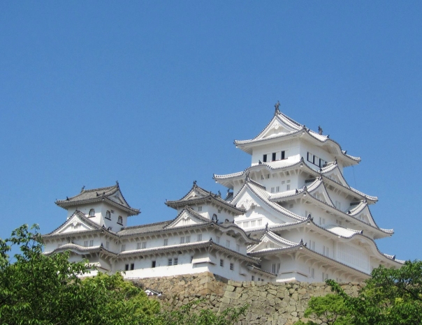 HImeji is best known for its beautiful castle! Photo credit by Yoko Miki (a.k.a. my mom)